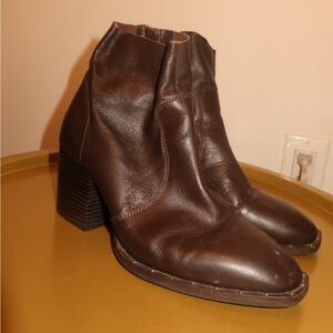 ASOS brown booties size 6.5